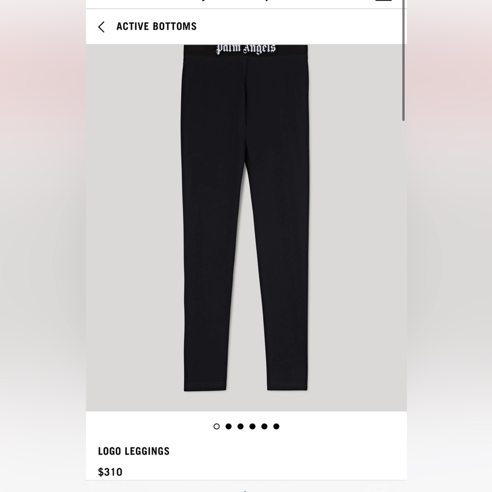 Palm Angels leggings size:Small
